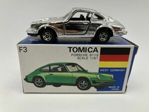 Z1-613 当時物トミカ外国車シリーズ トミー TOMY TOMICA ミニカー 保管品 日本製 F3 ポルシェ911S シルバー