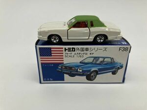 Z1-609 当時物トミカ外国車シリーズ トミー TOMY TOMICA ミニカー 保管品 日本製 F38 フォード ムスタング II ギア