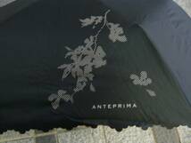 アンテプリマ 《ANTEPRIMA》　折りたたみ晴雨兼用傘（黒系）_画像2
