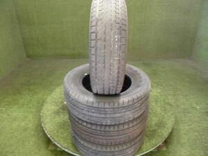 シマ★ 中古 冬 タイヤ 4本 スタッドレス 205/70R15 96Q ヨコハマ G075 2019年→2本 2021年→2本 約8分山