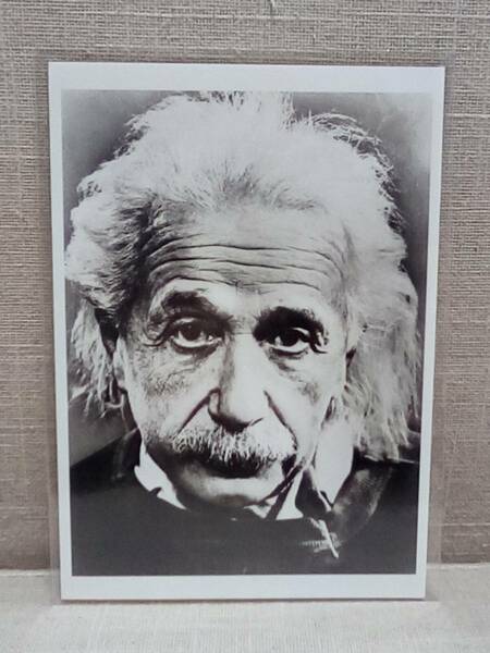 送料無料　英国製　アルベルト・アインシュタイン　ポストカード　Albert Einstein　England製　postcard　絵葉書　ビンテージ　新品未使用