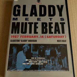 美品【DVD】GLADDY meets MUTE BEAT ミュートビート　1987年ライブ　小玉和文　屋敷豪太　伝説