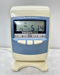 NIPPO/ニッポー タイムレコーダー TIMEBOY8プラス タイムボーイ/タイムカード 通電OK ジャンク品