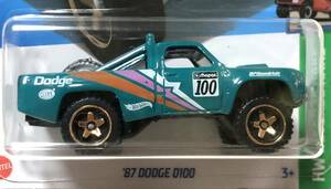 日本未発売 1987 Dodge D100 Desert Race Truck ダッジ デザート レース トラック Brendon Vetuskey ブレンドン ベタスキー 2024 Teal