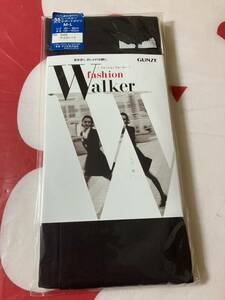 gunze fashion walker 35デニール シースルー サポー タイツ M-L チョコレート グンゼ tights