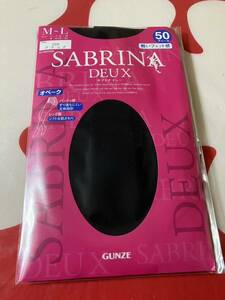 gunze sabrina deux 50デニール ブラック タイツ グンゼ サブリナ ドゥー オペーク 黒 tights