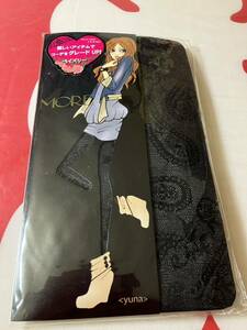 オーアイ工業 more ペイズリー柄タイツ M-L ブラック 黒 tights マチ付