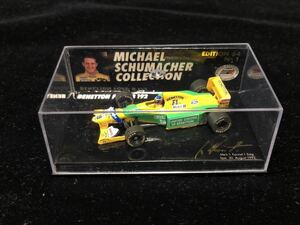 1/64 MICHAEL SCHUMACHER COLLECTION EDITION64 Nr.1 BENETTON FORD B192 Mein 1 Formel1 Sieg Spa 30August1992 MSC 641100 Benetton B192