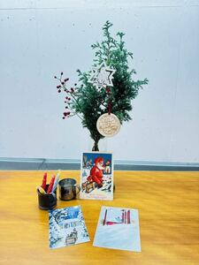 Art hand Auction Набор из 3 финских старых рождественских открыток с Санта-Клаусом, винтаж, антиквариат, 82А, Печатные материалы, Открытка, Открытка, другие