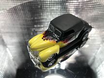 20年前Mattel 1/64傷1箇所ルースレア絶版100%HotWheels ホットウィールROCK’N’ROAD4台セット内ルース'40フォードフレイムスDeluxe'40Ford_画像4