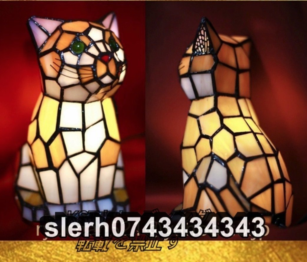 2023年最新】Yahoo!オークション -猫 ランプ ステンドグラスの中古品