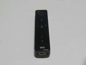 R039【送料無料 即日発送 動作確認済】Wii リモコン 任天堂 純正 RVL-003 ブラック　黒 コントローラ　周辺機器 コントローラー