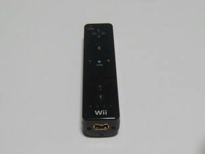 R051【送料無料 即日発送 動作確認済】Wii リモコン 任天堂 純正 RVL-003 ブラック　黒 コントローラ　周辺機器 コントローラー