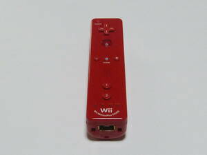 R09【即日発送　送料無料】Wii　リモコン　モーションプラス　純正（動作確認済)　赤　レッド　RVL-036　コントローラ