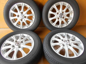 EA5088 wedsアルミ トーヨー SD-7 165/65R13 4本セット バリ山 4.00B +45 100 2022年製タイヤ