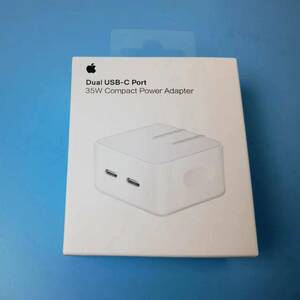 未開封 Apple純正 デュアルUSB-Cポート搭載35Wコンパクト電源アダプタ
