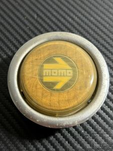 MOMO モモ ウッディ ホーンボタン 旧車 当時物 ZAKSPORTS? WOODY ナルディ形状？