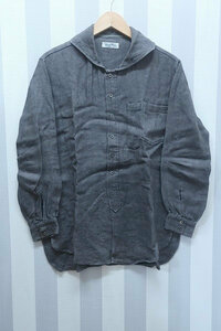 at2342/ジャンゴアトゥールアナザーライン アンティークショールカラーリネンシャツコート DjangoAtour SHAWLCOLLAR LINEN SHIRTCOAT