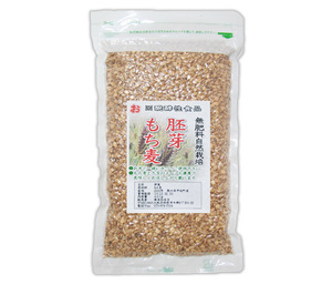 自然栽培 胚芽もち麦(400g)★熊本県産★無肥料・無農薬・自家採取★食物繊維、βグルカンなど栄養豊富★もちもちプチプチした食感♪