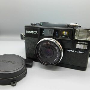 ジャンク Minolta ミノルタ Hi-Matic AF2 Black Film フィルムカメラ 38mm Point & Shoot Camera 1128001