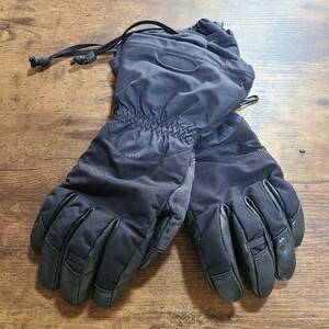 YM4953LL patagonia パタゴニア サイズM グローブ 手袋 レザーグローブ ブラック 黒 裏フリース アウトドア スノボー 雪山 防寒 メンズ 
