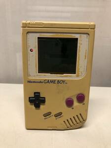 YU2187　ゲームボーイ　黄色　Nintendo GAME BOY DMG-01 本体　初代ゲームボーイ　通電のみ確認済み　MME