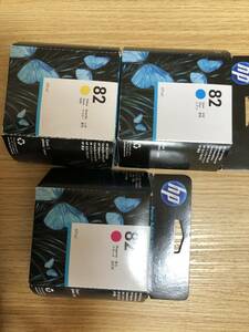 YU-2068 hp 82 magenta C4912A C4911A C4913A ink-jet cartridge 69ml expiration of a term unopened goods yellow Cyan mazendaMME