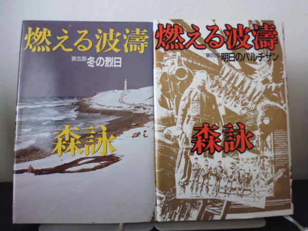 燃える波濤（第四部＆第五部）森詠著・徳間書店単行本