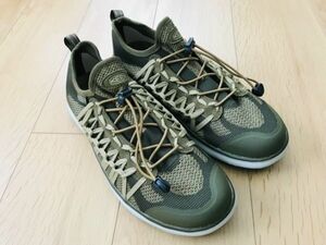 【良品】KEEN UNEEK EXO キーン★スニーカー★カーキ系★27