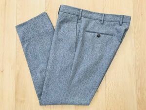 【美品】PT01★SUPERSLIMFIT★起毛ウールストレッチパンツ★グレー★48