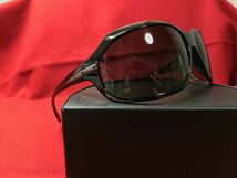 極美品★GACKT同型同色★PRADA サングラス SPR14G ブラック プラダ vartix原型 黒　メガネフレーム (21)_画像3