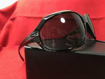 美品★GACKT同型同色★PRADA サングラス SPR14G ブラック プラダ vartix原型 黒　メガネフレーム (２７)_画像4