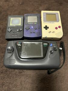 Nintendo 任天堂 ゲームボーイ カラー ポケット SEGA セガ　GAME GEAR HGG-3210 ゲームギア　など　ゲーム機 まとめて　ジャンク
