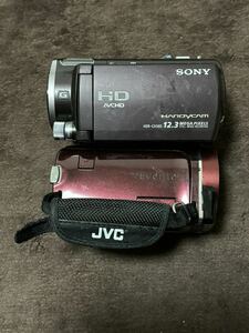 SONY ソニー HDR-CX560V JVC Victor ビクター GZ-HM960BU ハンディカム デジタルビデオカメラ まとめて　ジャンク