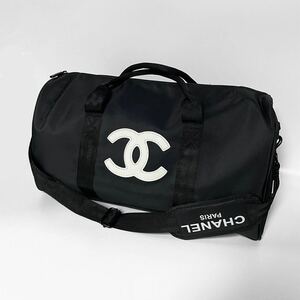 【未使用】 シャネル ノベルティ 非売品 CHANEL 旅行バッグ ボストンバッグ ショルダー付き 1泊 2泊 大容量 メンズ レディース ホワイト