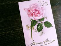 花(8)D23◆薔薇 バラ アンティークポストカード フランス ドイツ イタリア イギリス ビンテージ _画像9