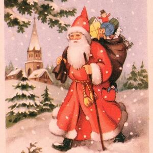 Art hand Auction Vintage Postcards (96) H33 ◆ Santa Claus Christmas New Year France Germany Belgium Italy England Postcards, antique, collection, miscellaneous goods, Postcard