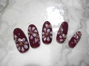 (НЕ -СТАНДАРДА ИЛИ НАЖМИТЕ ПОСТАВЛЕНИЯ ПОСТАВЛЕНИЯ) Simple One -color и 3D Flower (Chip Order) Gel Work * 1 Set Limited Price