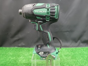 中古品 Hitachi koki 日立工機 18V コードレス静音インパクトドライバ WHP18DBL(NN) 本体のみ