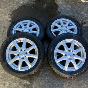 ダンロップスタッドレスタイヤ wintermaxx WM02 ホイール付き4本セット　155/65R14