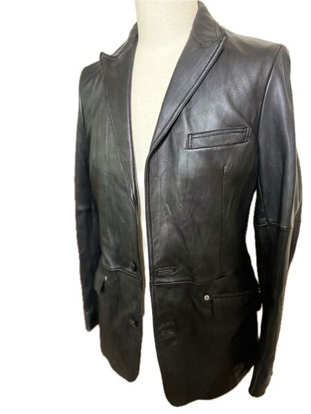 【新品】秋冬物コムサデモード MEN レザージャケット M