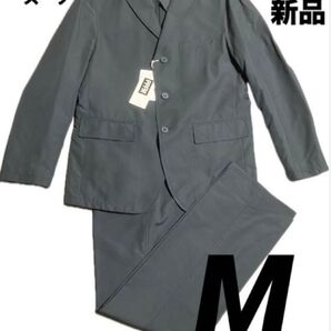 新品 PPFM 黒 3ボタン カジュアルスーツ Mサイズ