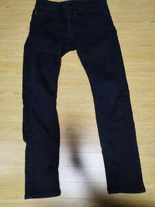 DIESEL 1円 ディーゼル ジョグジーンズ SPENDER-NE 0608V JOGG JEANS ブラック 黒スキニー ストレッチ W26　検 KROOLEY-NE