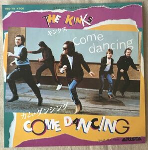 シングル キンクス カム・ダンシング ノイズ Kinks Come Dancing Noise Ray Davies 7RS-79 