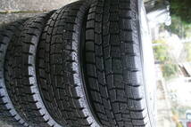 155/65R14 2021 ダンロップ スタッドレス WM02 +45 100 4穴 ４本セット マルチ 114.3_画像9