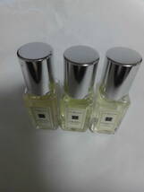 満タン　Jo MALONE LONDON ピオニー＆ブラッシュ　スエードポメグラネートノアール+ライム　バジル＆マンダリン　コロン　9ml×3本_画像2