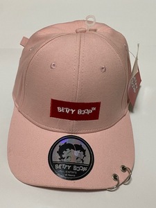 Betty Boop ベティ・ブープ ADJUSTABLE キャップ CAP 帽子 展示未使用品