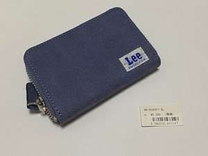 Lee リー デニム風 ラウンドジップ ミニウオレット 財布 展示未使用品