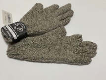 BLACK SHEEP WOOL100％ 手袋 英国製（親指 ひとさし指 カット加工あり） 展示未使用品　②_画像1