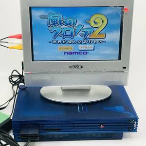 ★送料無料★匿名配送★プレイステーション2 SCPH-37000 オーシャンブルー